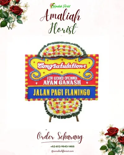 Bunga Papan Congratulation di Rumah Duka Adi Jasa